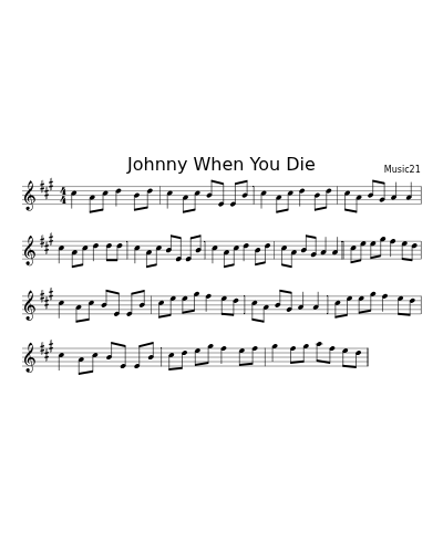Johnny When You Die