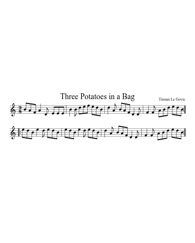 Three Potatoes in a Bag