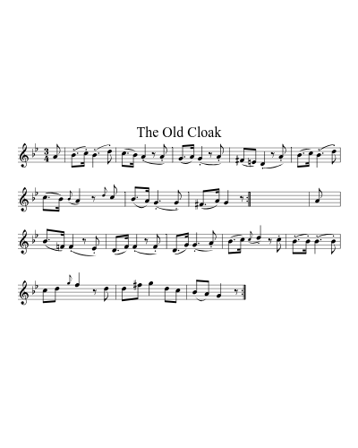 The Old Cloak preview