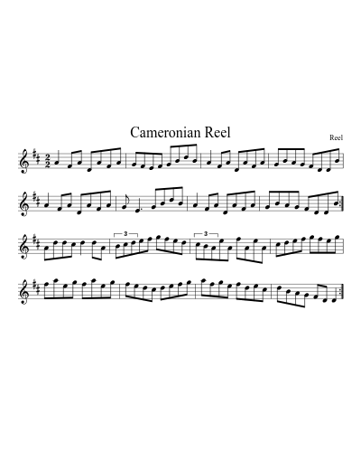 Cameronian Reel (Version 3) preview