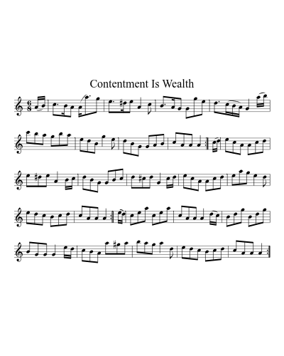 Contentment Is Wealth (Version 3) preview