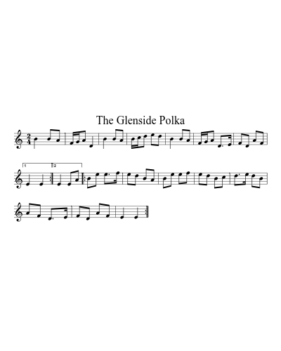 The Glenside Polka sheet music preview