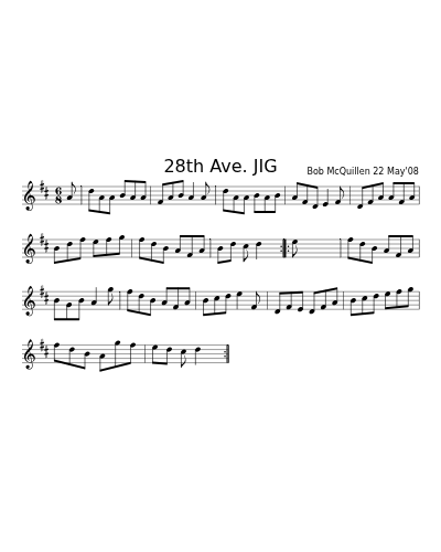 28th Ave. JIG (Version 2)