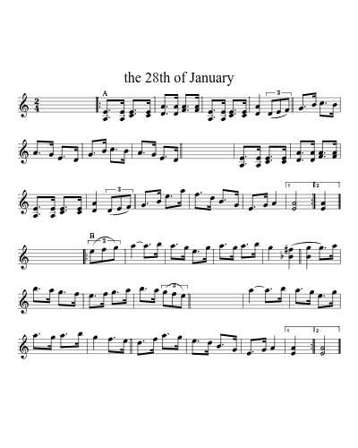 the 28th of January (Version 2)
