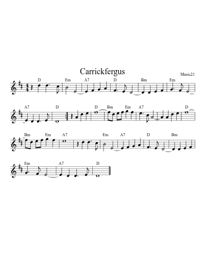 Carrickfergus preview