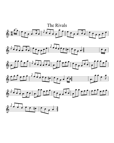 The Rivals (Version 2) sheet music preview