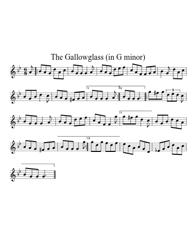 The Gallowglass (in G minor)