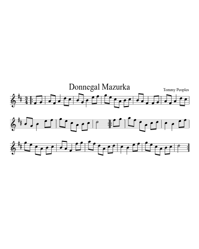 Donnegal Mazurka