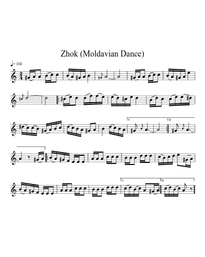 Zhok (Moldavian Dance)