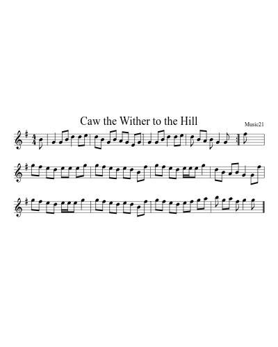 Caw the Wither to the Hill