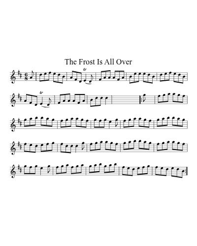 The Frost Is All Over (Version 5)