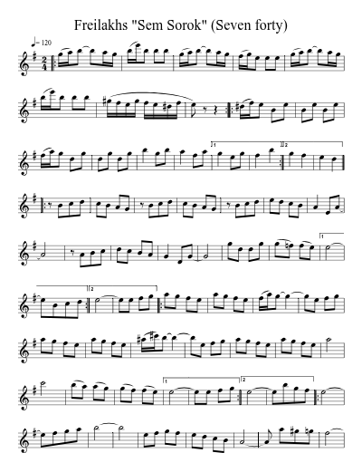 Freilakhs "Sem Sorok" (Seven forty) preview