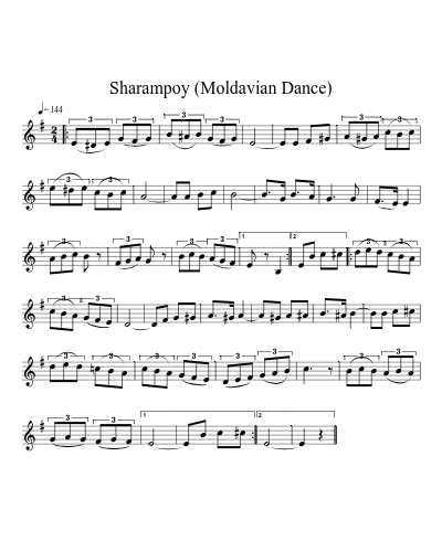 Sharampoy (Moldavian Dance)