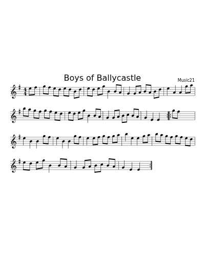 Boys of Ballycastle