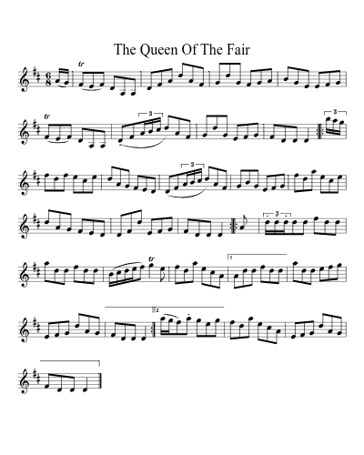 The Queen Of The Fair sheet music preview