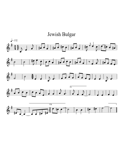 Jewish Bulgar (Version 2)