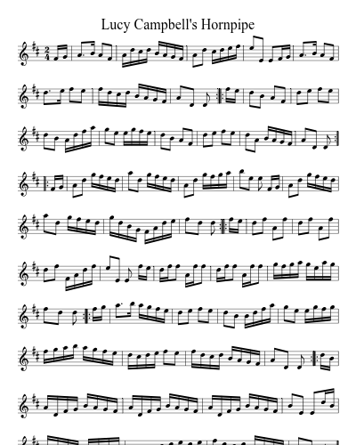 Lucy Campbell's Hornpipe preview