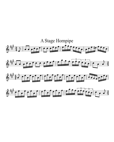 A Stage Hornpipe