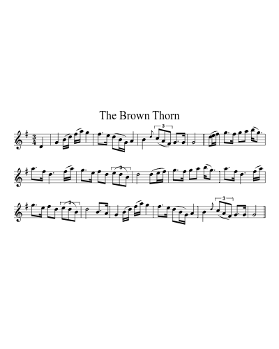 The Brown Thorn (Version 3)