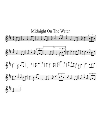 Midnight on the water (Version 2)
