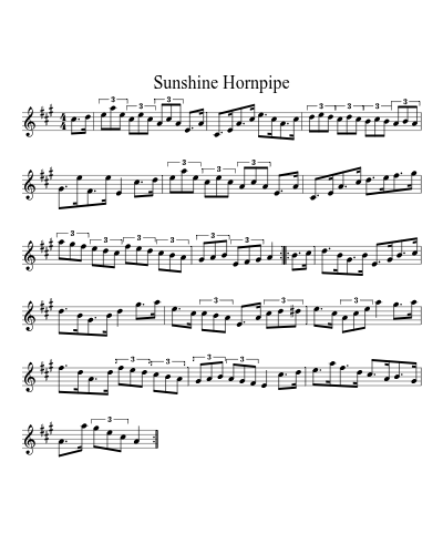 Sunshine Hornpipe