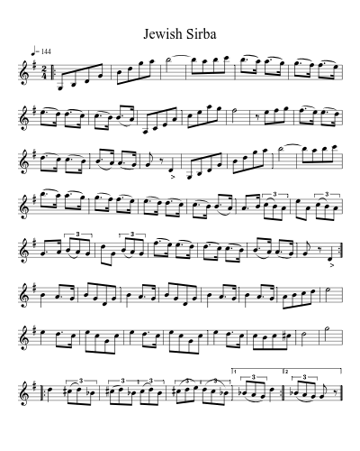 Jewish Sirba
