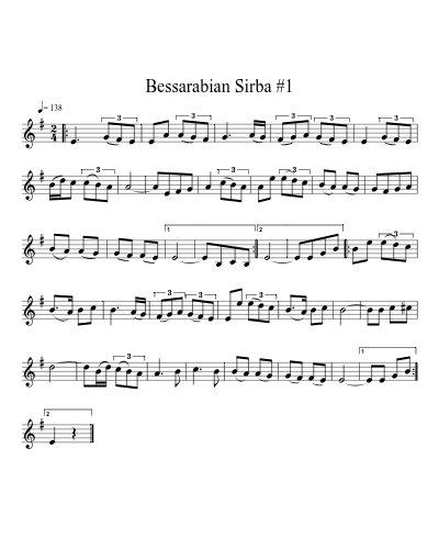 Bessarabian Sirba #1