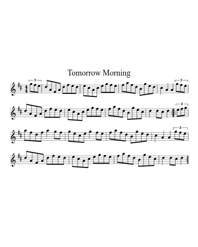 Tomorrow Morning (Version 2)
