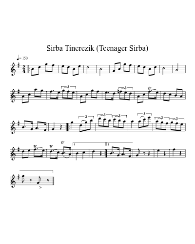 Sirba Tinerezik (Teenager Sirba)