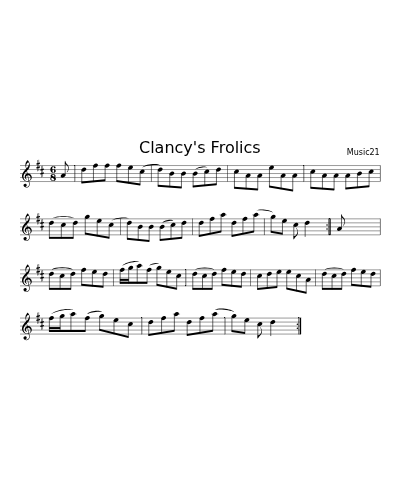 Clancy's Frolics