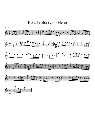 Hora Fetelor (Girls Hora)