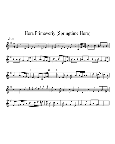Hora Primaveriy (Springtime Hora)