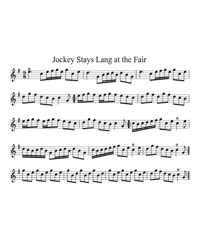 Jockey Stays Lang at the Fair