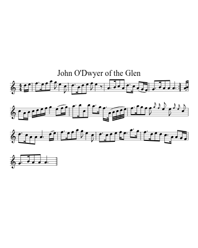 John O'Dwyer of the Glen