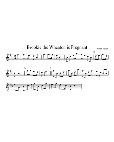 Brookie the Wheaton is Pregnant preview