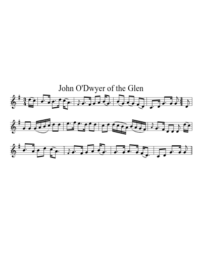 John O'Dwyer of the Glen (Version 2)