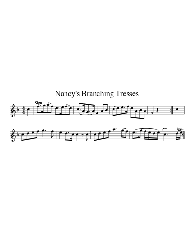 Nancy's Branching Tresses