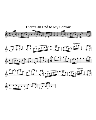 There's an End to My Sorrow