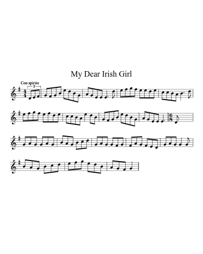 My Dear Irish Girl preview