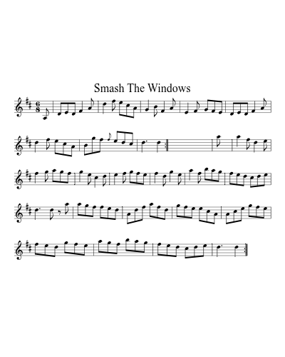 Smash the Windows (Version 7) sheet music preview
