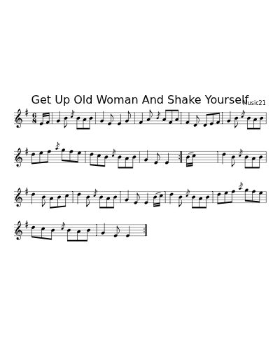 Get Up Old Woman And Shake Yourself (Version 3)