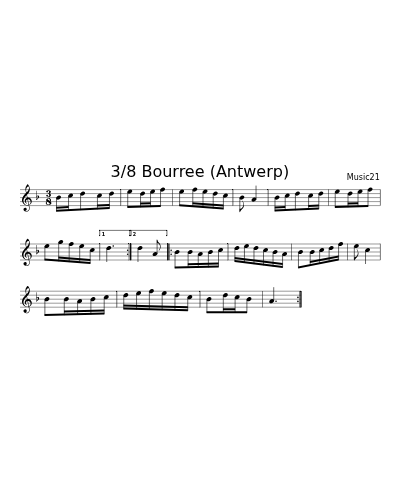 3/8 Bourree (Antwerp)