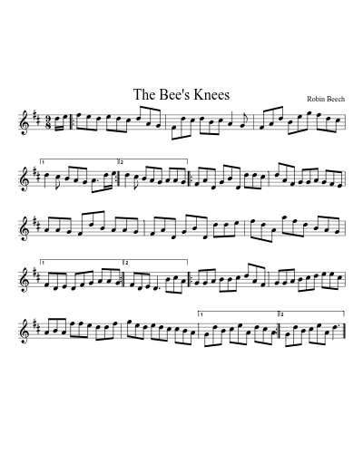 The Bee's Knees sheet music preview
