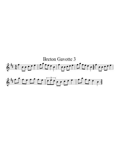 Breton Gavotte 3
