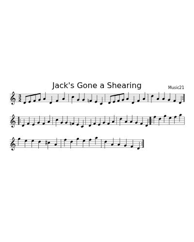 Jack's Gone a Shearing