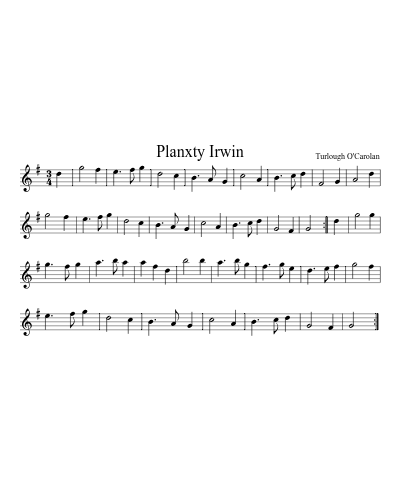 Planxty Irwin (Version 2)