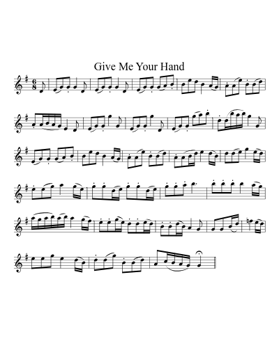 Give Me Your Hand (Version 3)