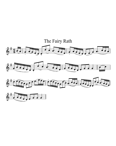 The Fairy Rath sheet music preview