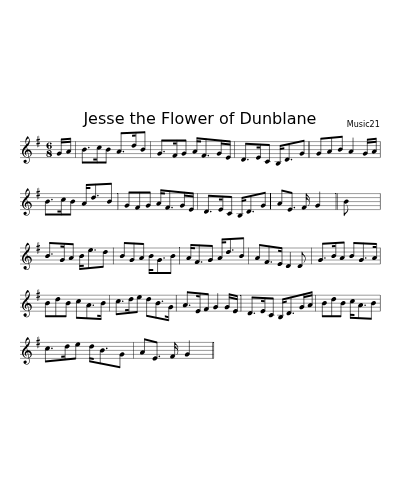 Jesse the Flower of Dunblane