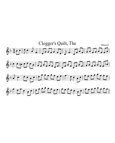 Clogger's Quilt, The